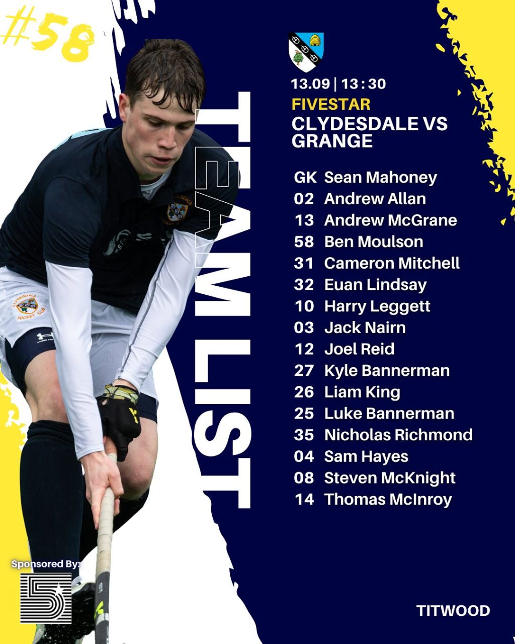 Instagram post from clydesdalehockeyclub. This post is in position 1.
