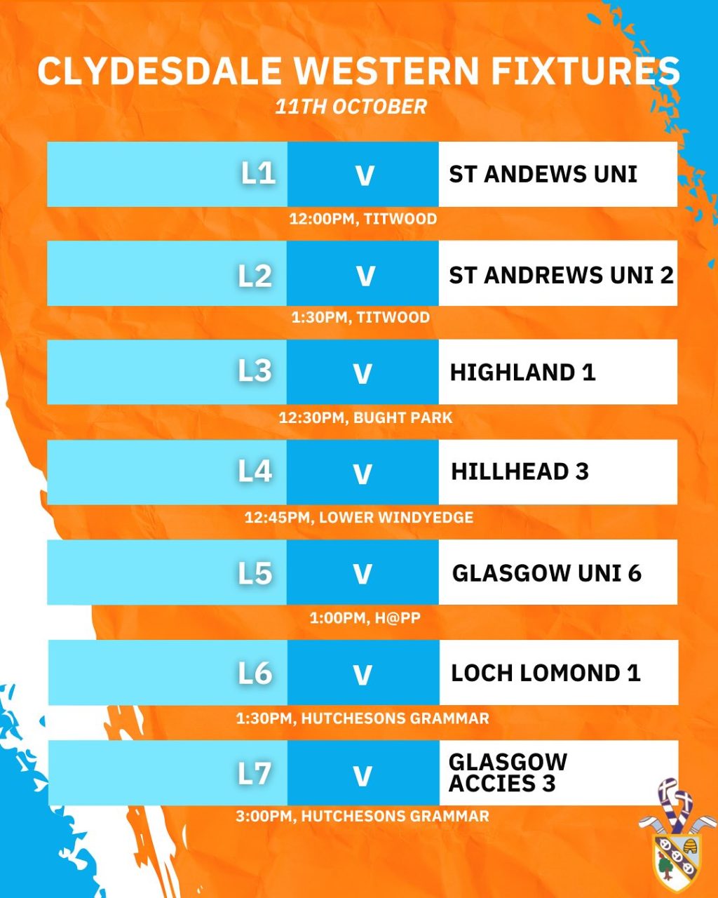Instagram post from clydesdalehockeyclub. This post is in position 1.