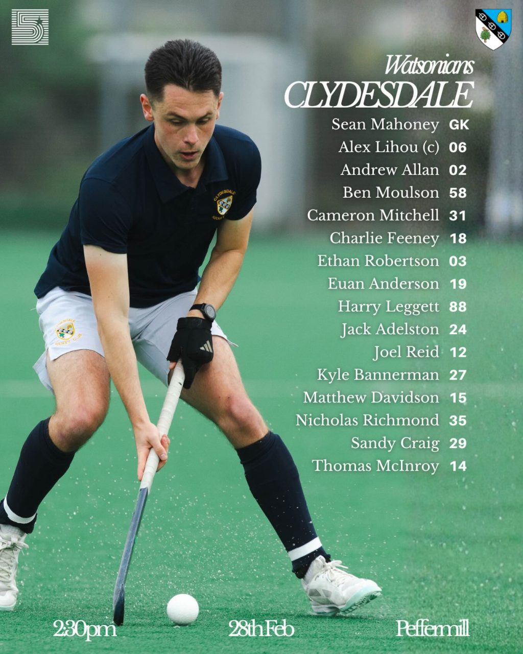 Instagram post from clydesdalehockeyclub. This post is in position 0.
