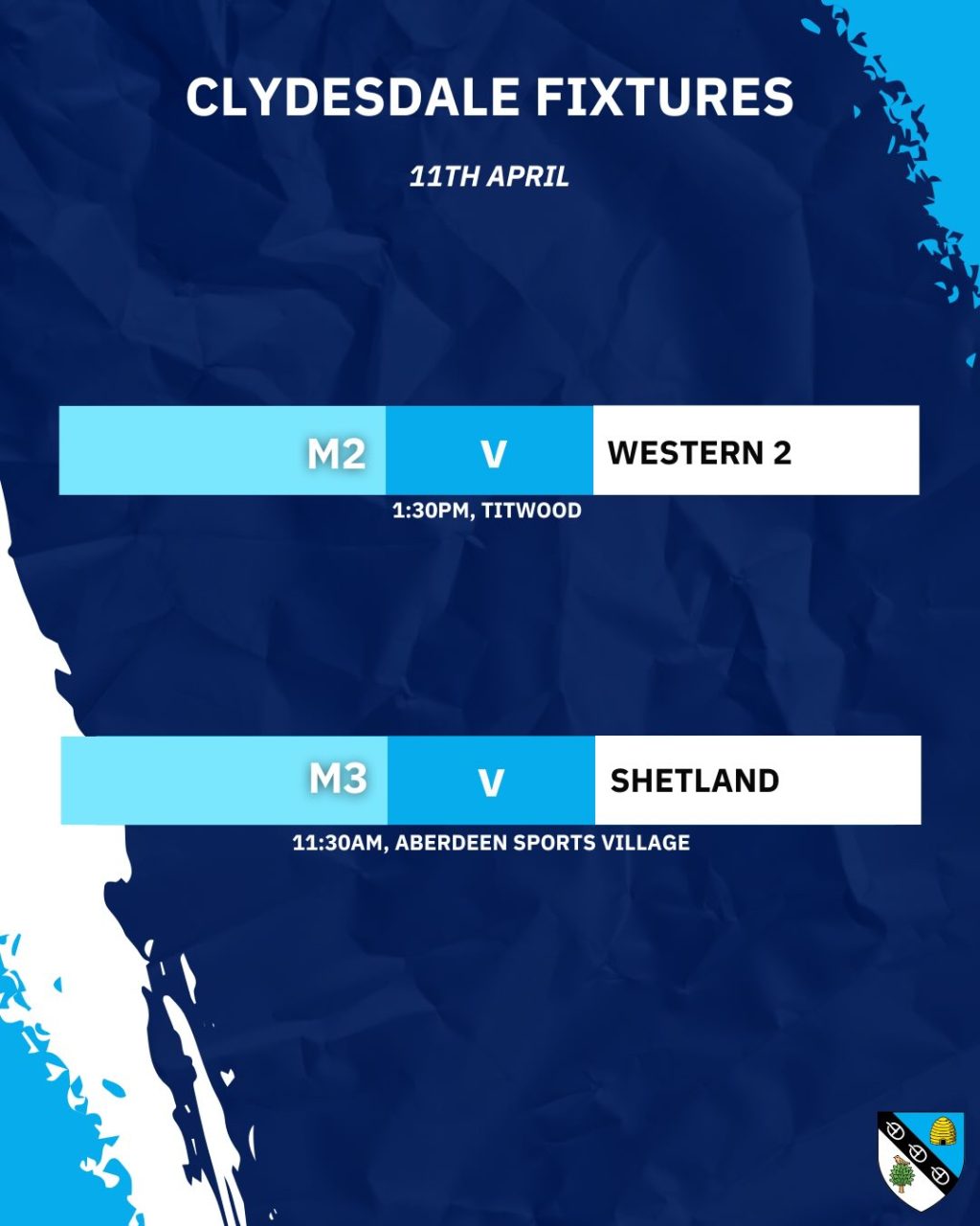 Instagram post from clydesdalehockeyclub. This post is in position 2.