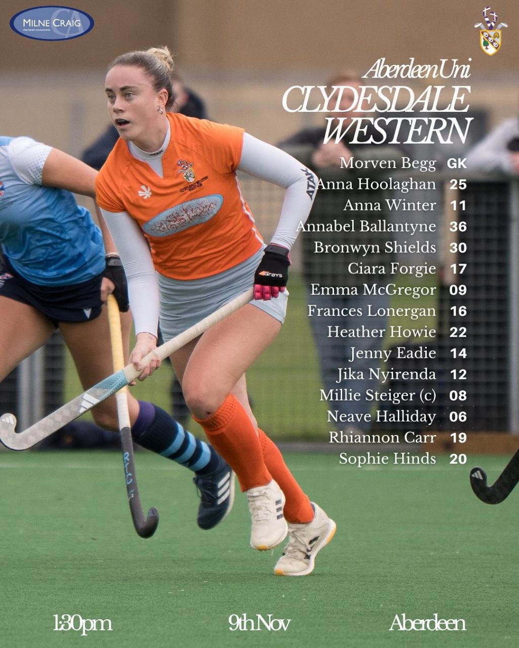 Instagram post from clydesdalehockeyclub. This post is in position 1.