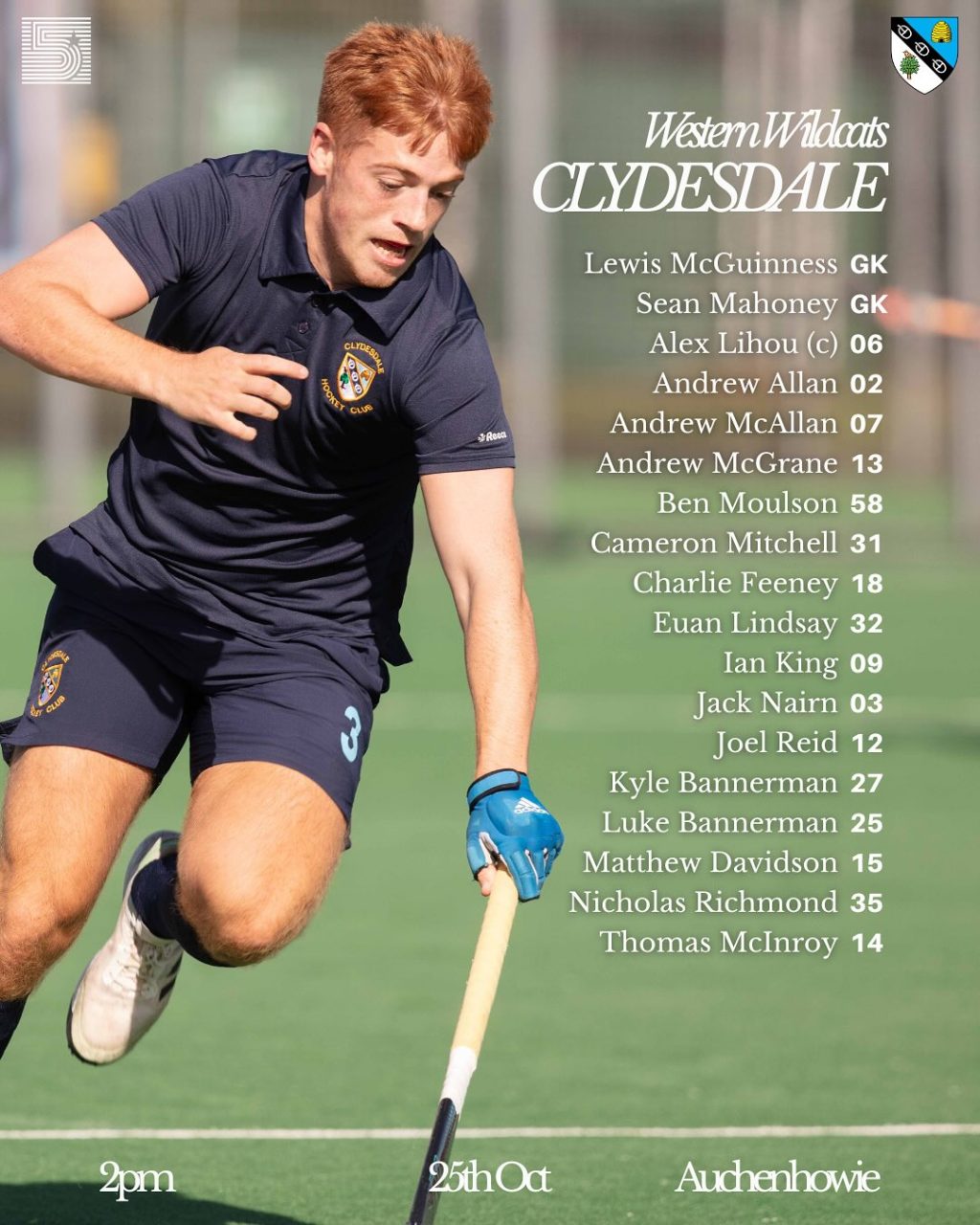 Instagram post from clydesdalehockeyclub. This post is in position 1.