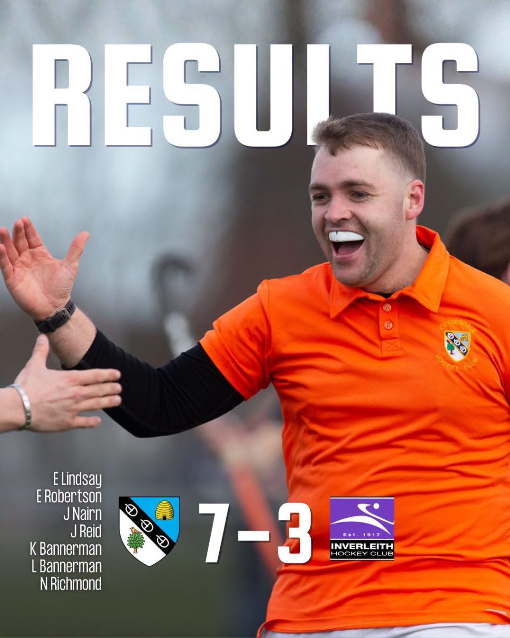 Instagram post from clydesdalehockeyclub. This post is in position 0.