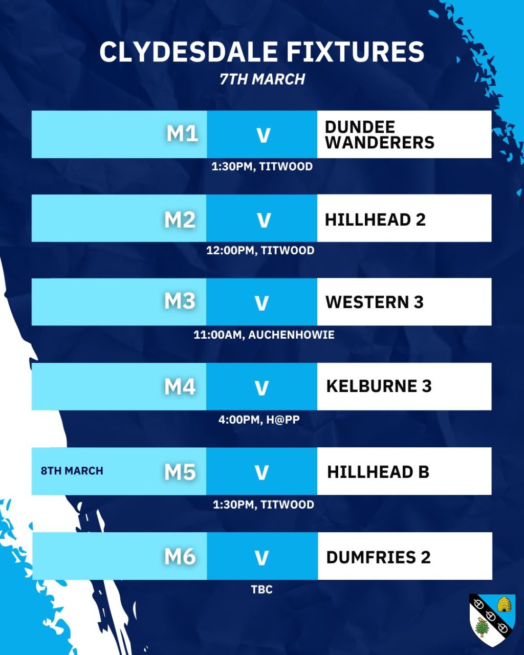Instagram post from clydesdalehockeyclub. This post is in position 2.