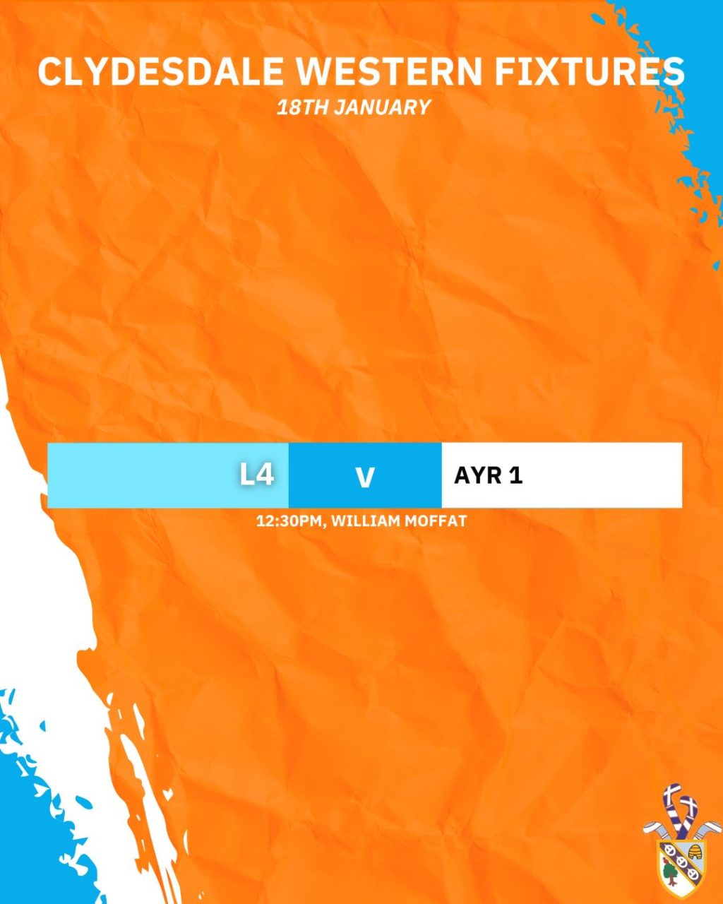 Instagram post from clydesdalehockeyclub. This post is in position 2.