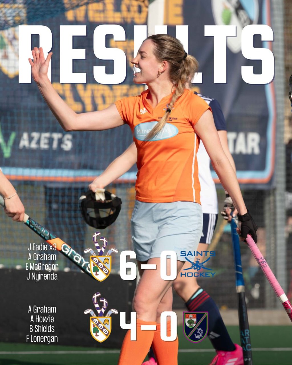 Instagram post from clydesdalehockeyclub. This post is in position 0.