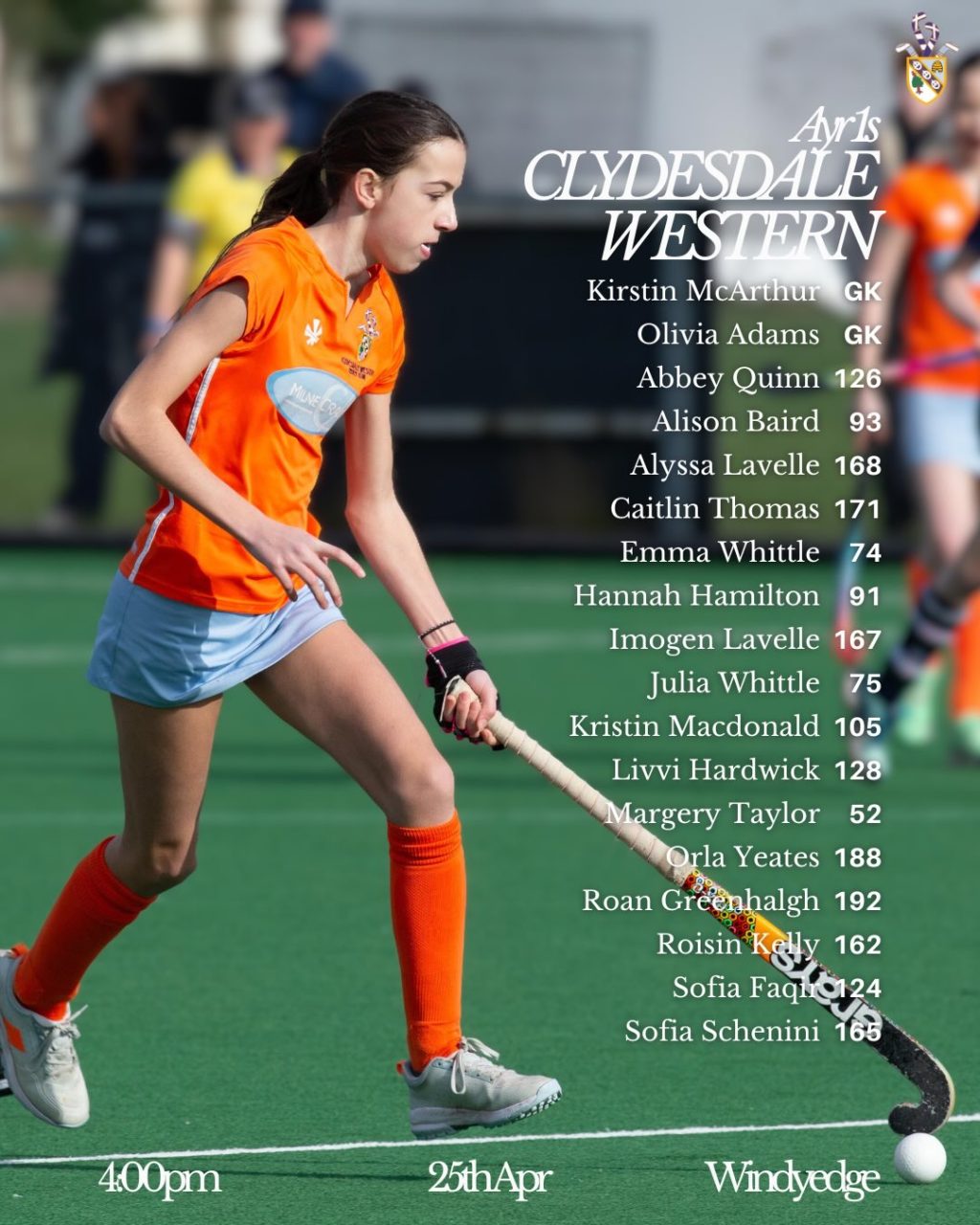 Instagram post from clydesdalehockeyclub. This post is in position 2.