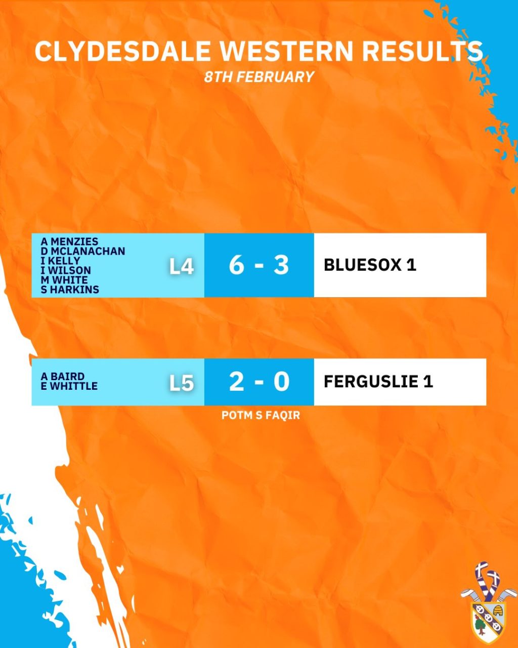 Instagram post from clydesdalehockeyclub. This post is in position 2.