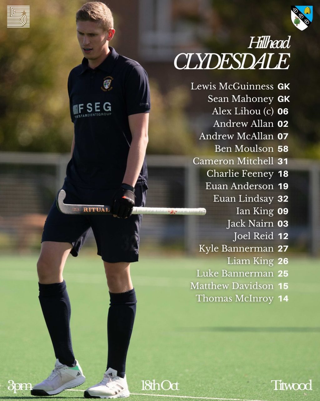 Instagram post from clydesdalehockeyclub. This post is in position 0.